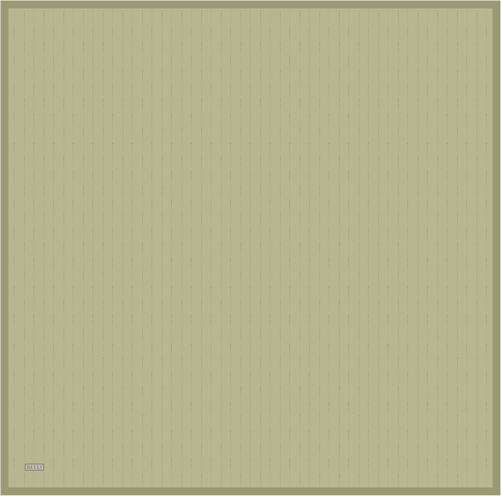 Belli Twill İpek Eşarp - 4061-84 Yağ Yeşili