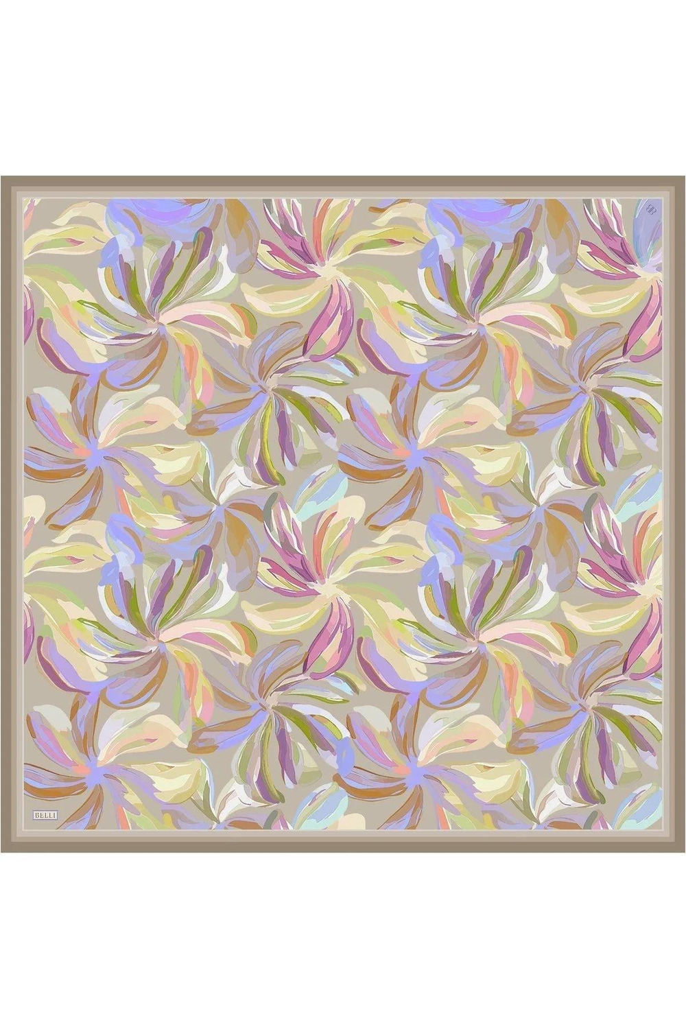Belli İpek Eşarp - 4107-03 Vizon Sura Twill