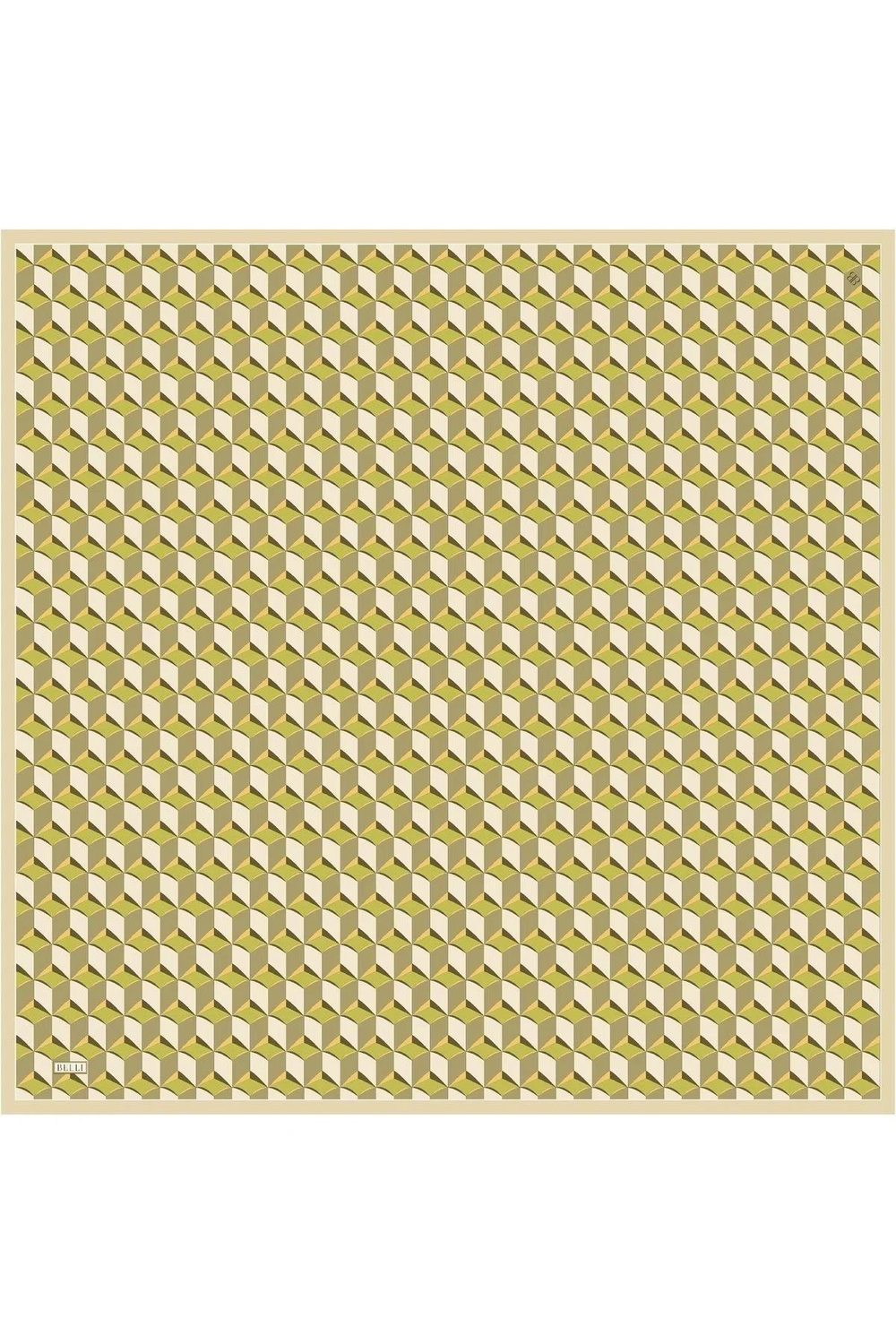 Belli İpek Eşarp - 4112-30 Yeşil Twill
