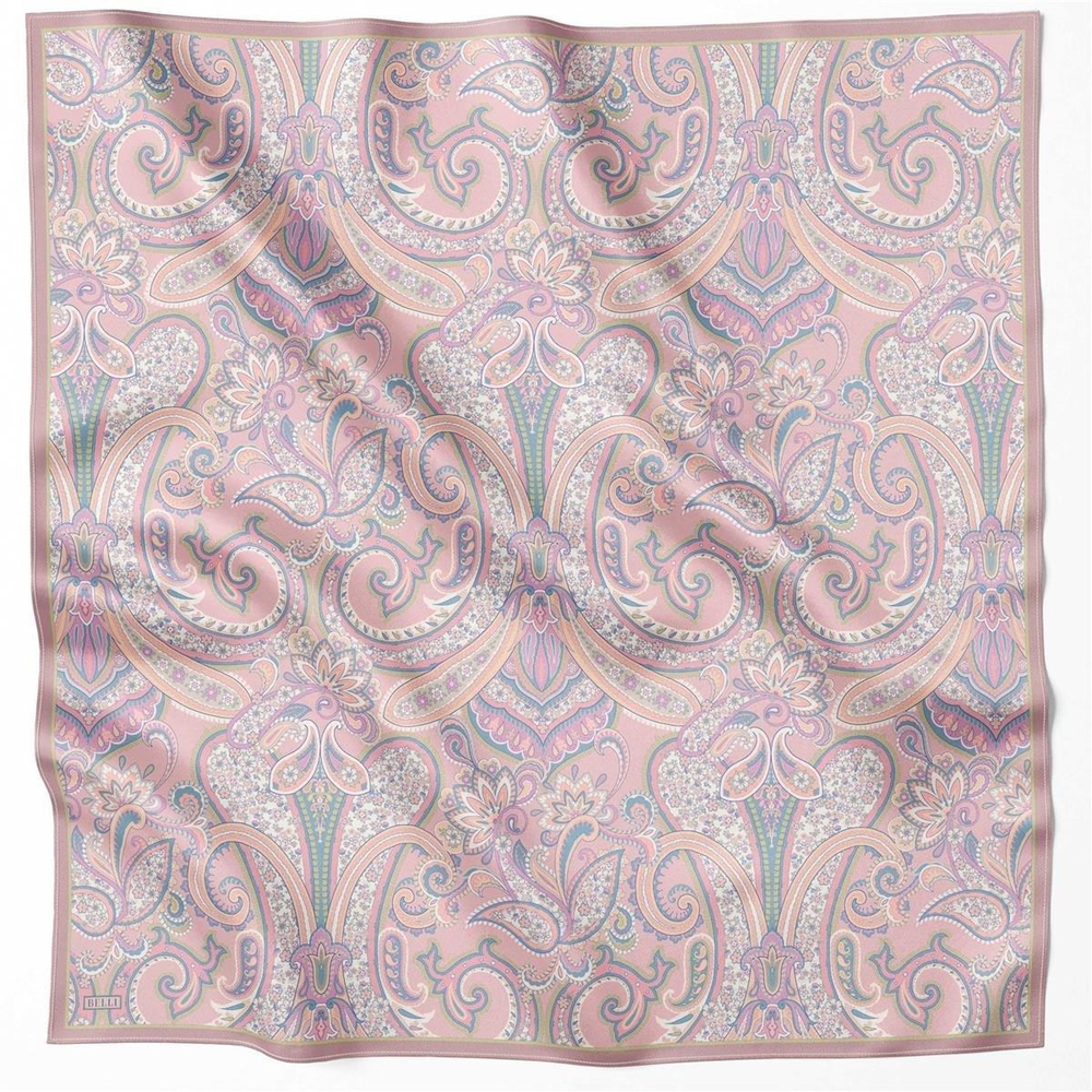 Belli İpek Eşarp - 4202-03 Pudra Twill