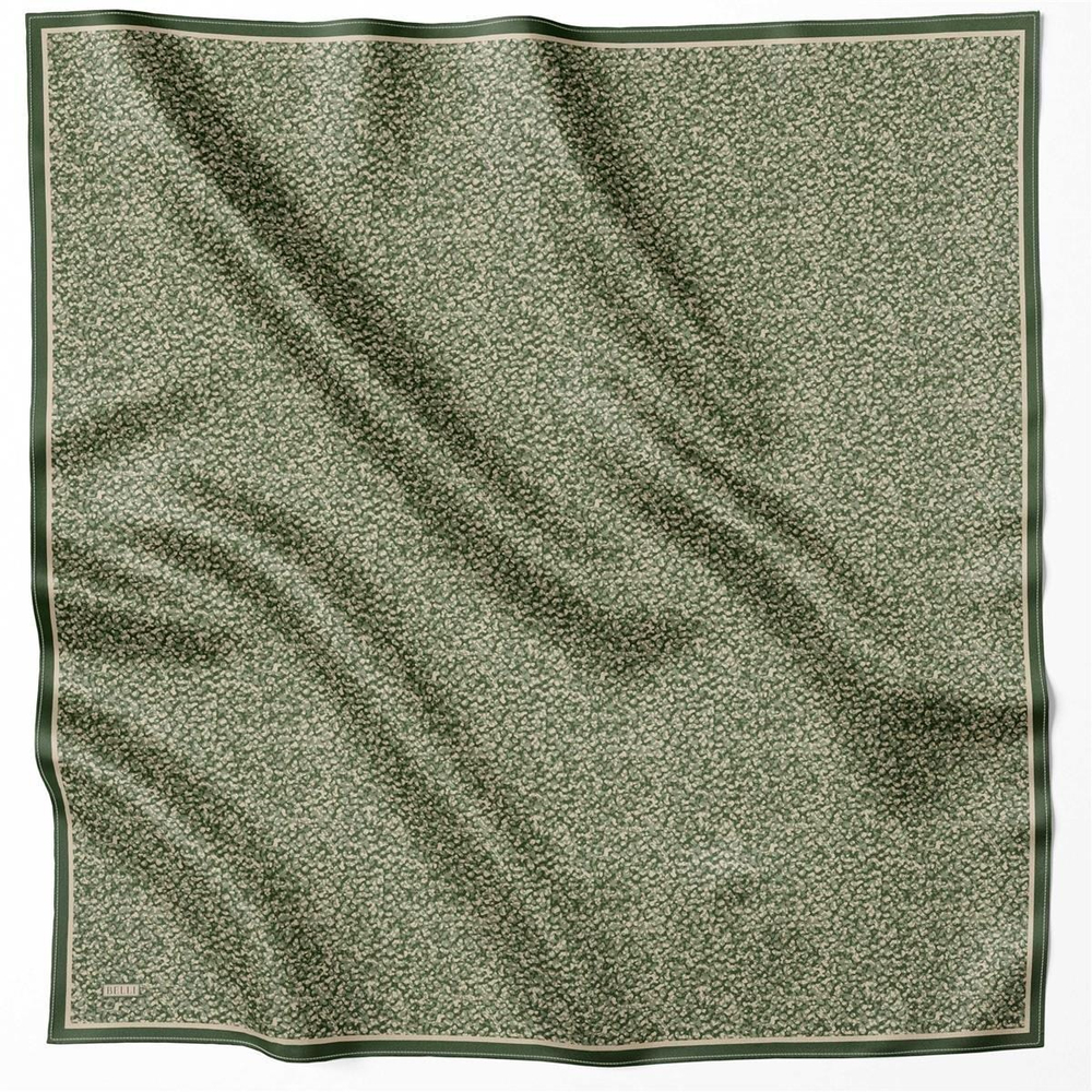 Belli İpek Eşarp - 4208-06 Yeşil Twill