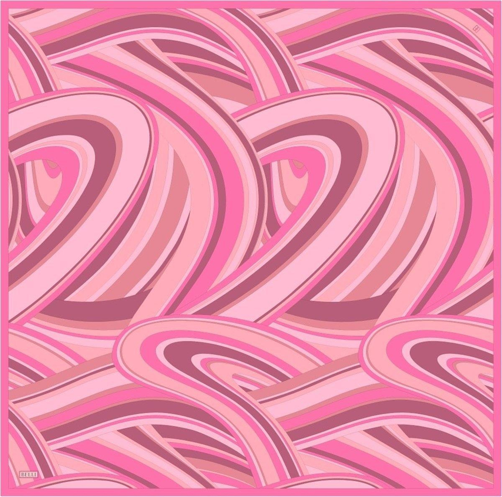 Belli İpek Eşarp - 4311-81 Pembe Twill