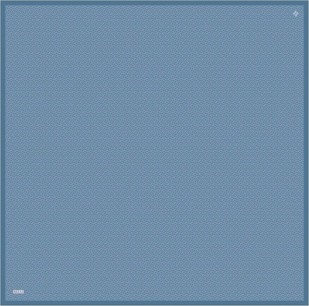 Belli İpek Eşarp - 4317-50 Mavi Twill
