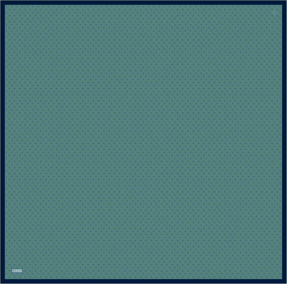 Belli İpek Eşarp - 4317-85 Petrol Twill
