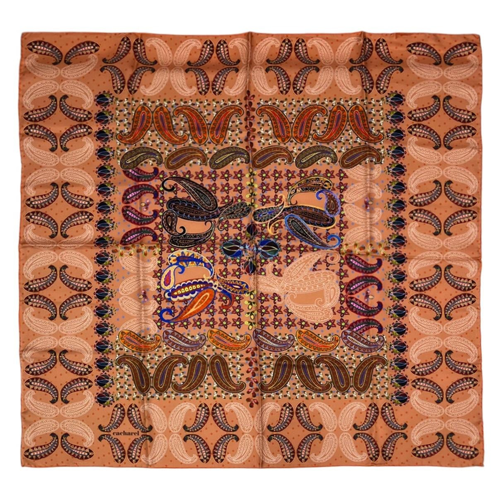 Cacharel İpek Eşarp Twill - 7251313-961 Somon