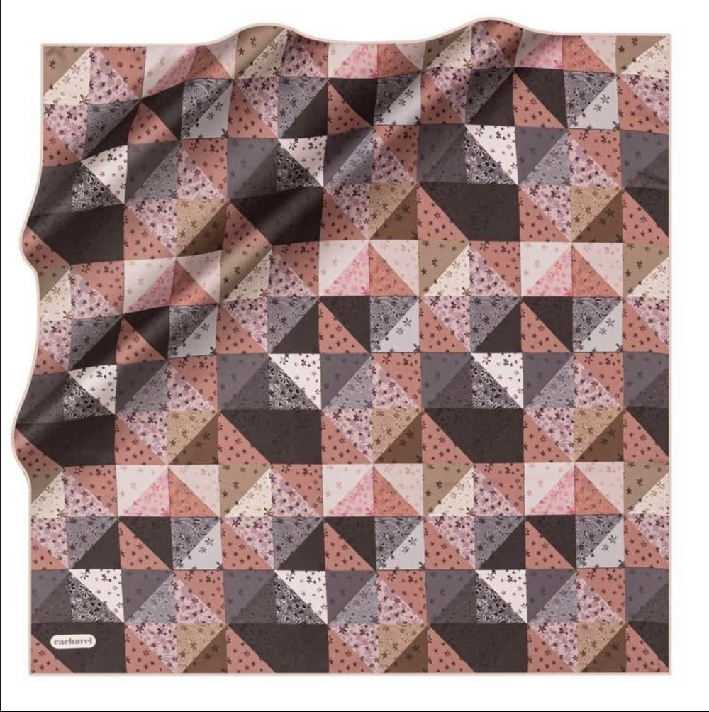 Cacharel İpek Eşarp Twill - 8597313-961 Soğan Kabuğu Gri