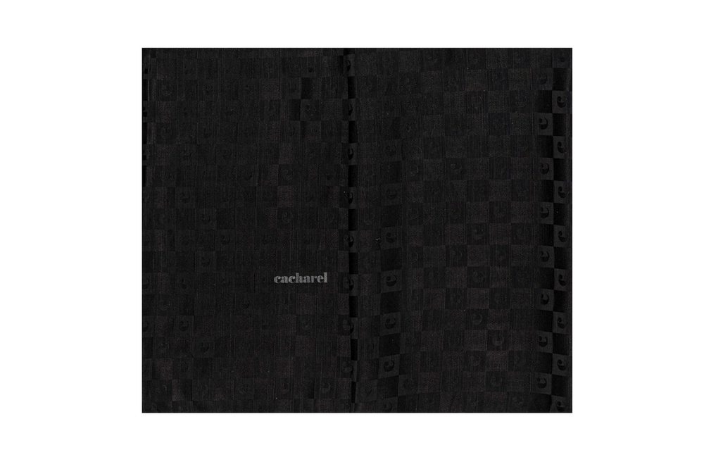 Cacharel Jakarlı İpek Koton Şal - 8936983-911 Siyah