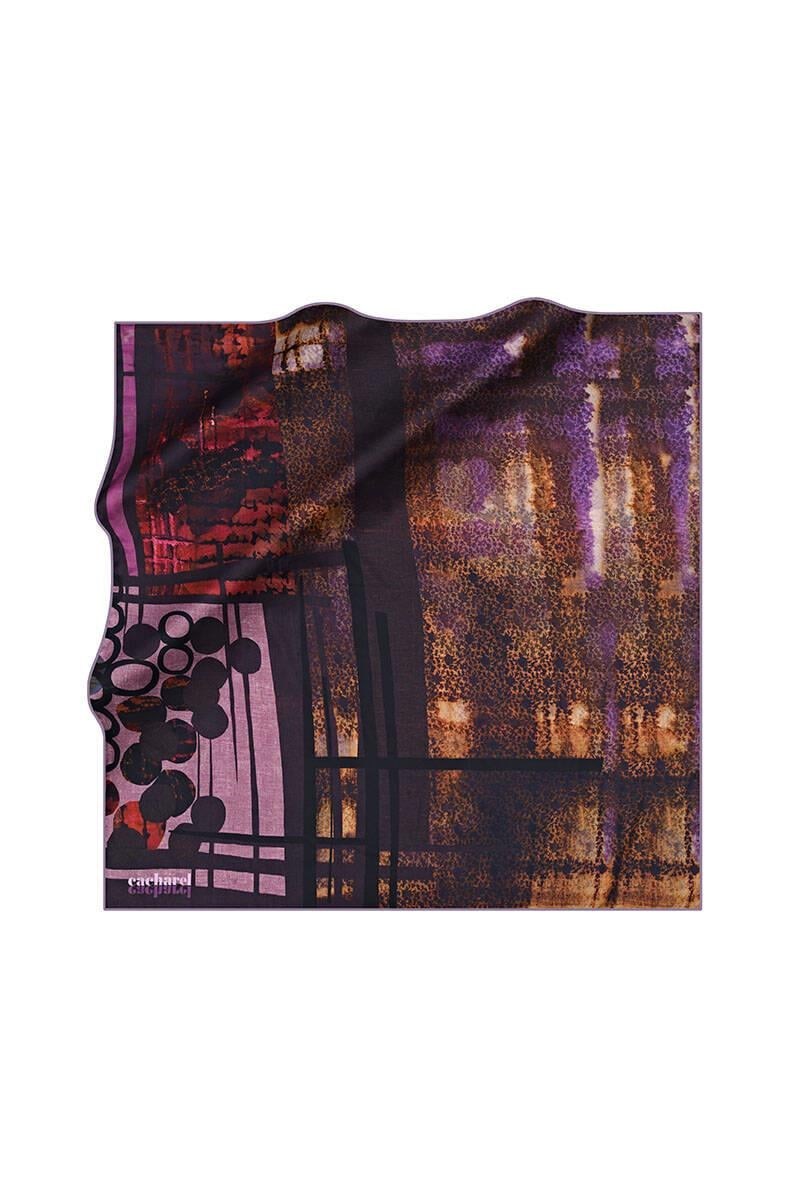 Cacharel Twill Eşarp - 8196314-992 - Mor