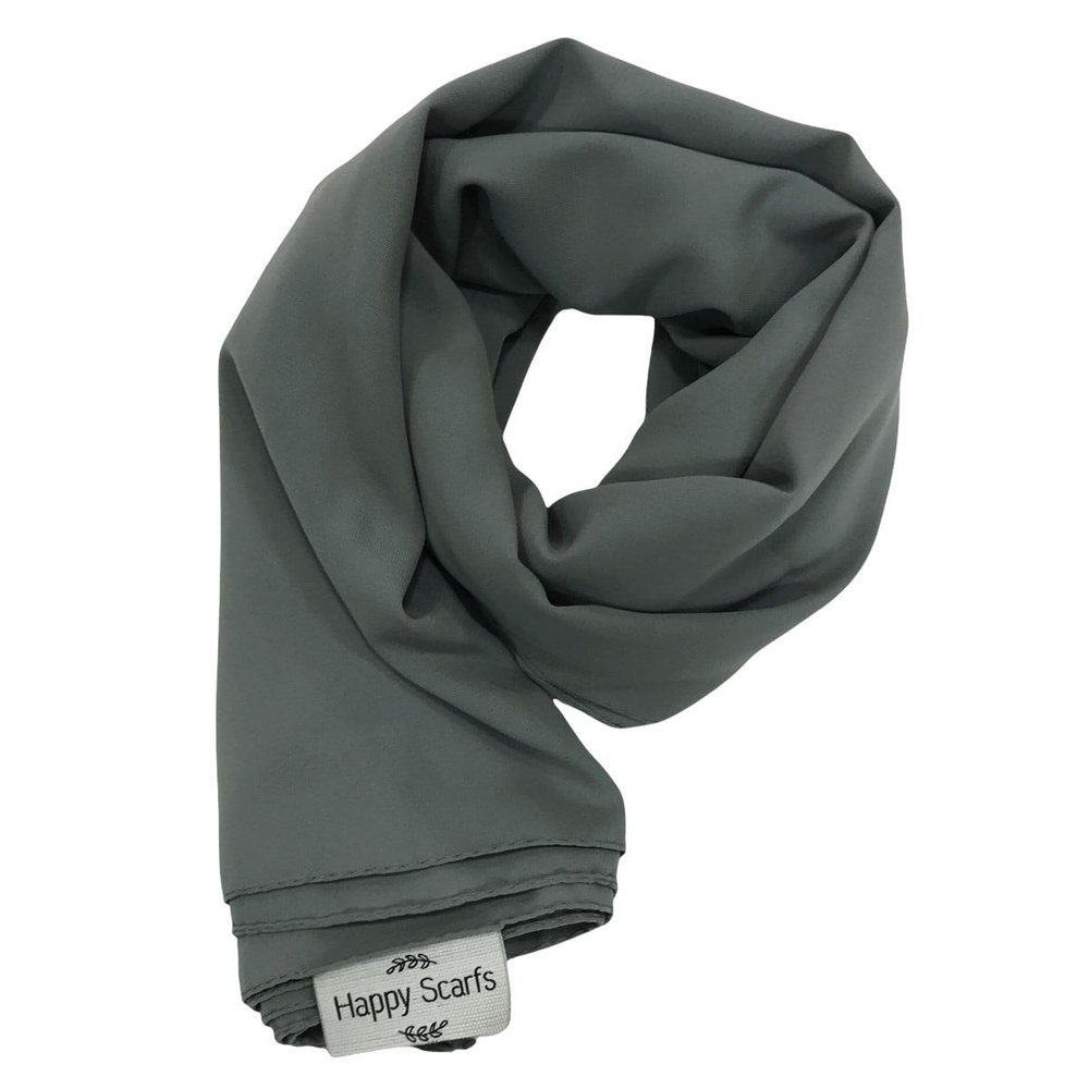 Happy Scarfs Medine İpeği Şal - Antrasit