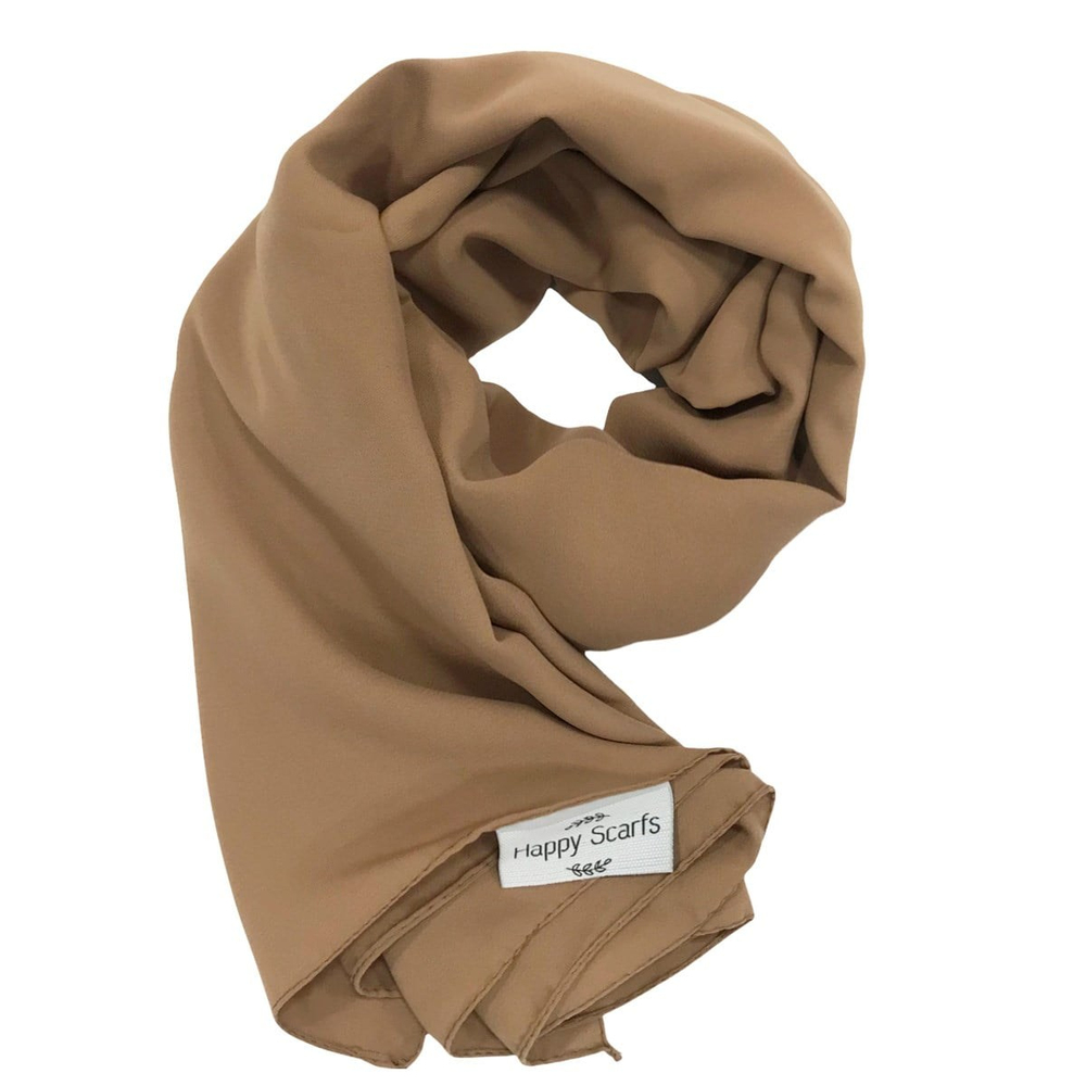 Happy Scarfs Medine İpeği Şal - Camel