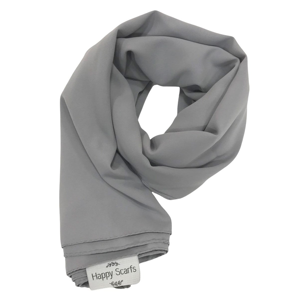 Happy Scarfs Medine İpeği Şal - Gri
