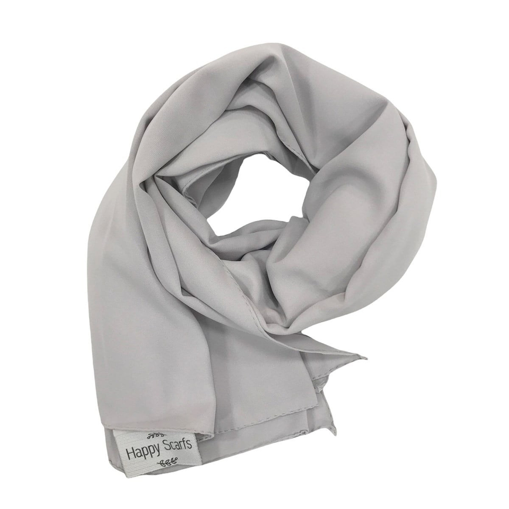 Happy Scarfs Medine İpeği Şal - Gümüş