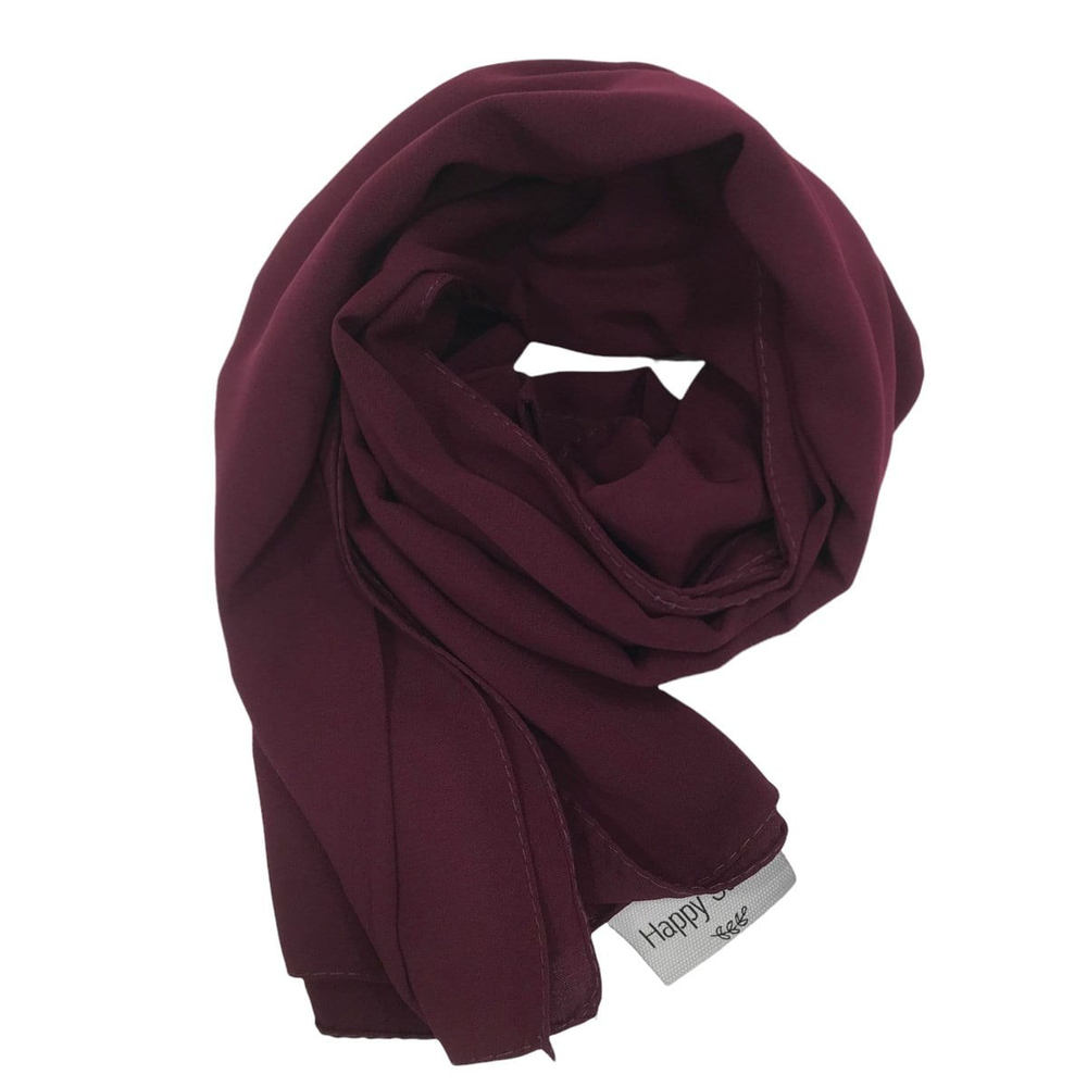 Happy Scarfs Medine İpeği Şal - Şarabi