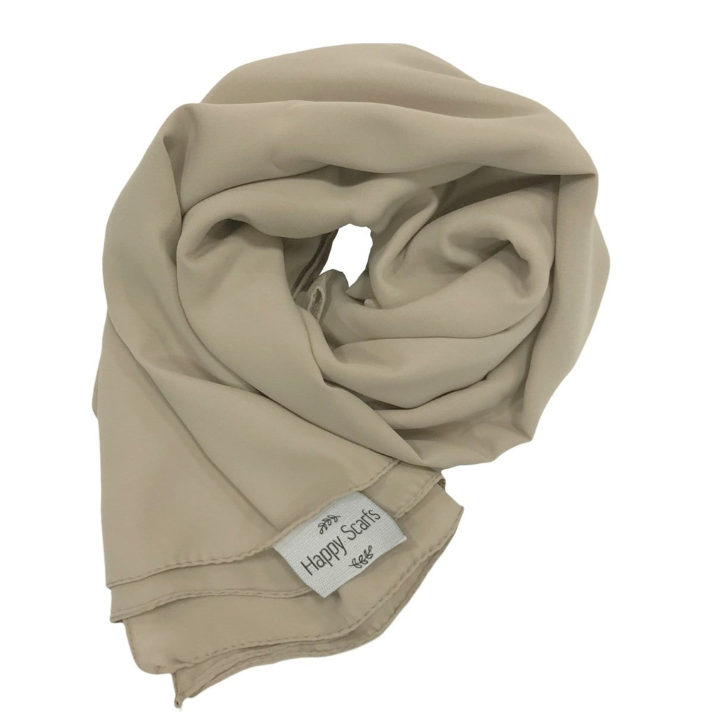Happy Scarfs Medine İpeği Şal - Taş Rengi