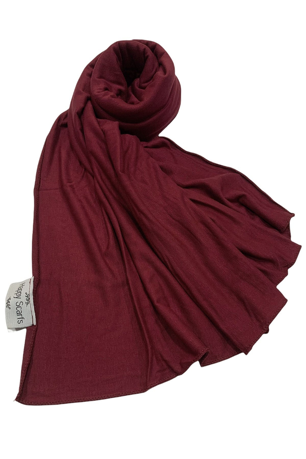 Happy Scarfs Penye Şal - Bordo