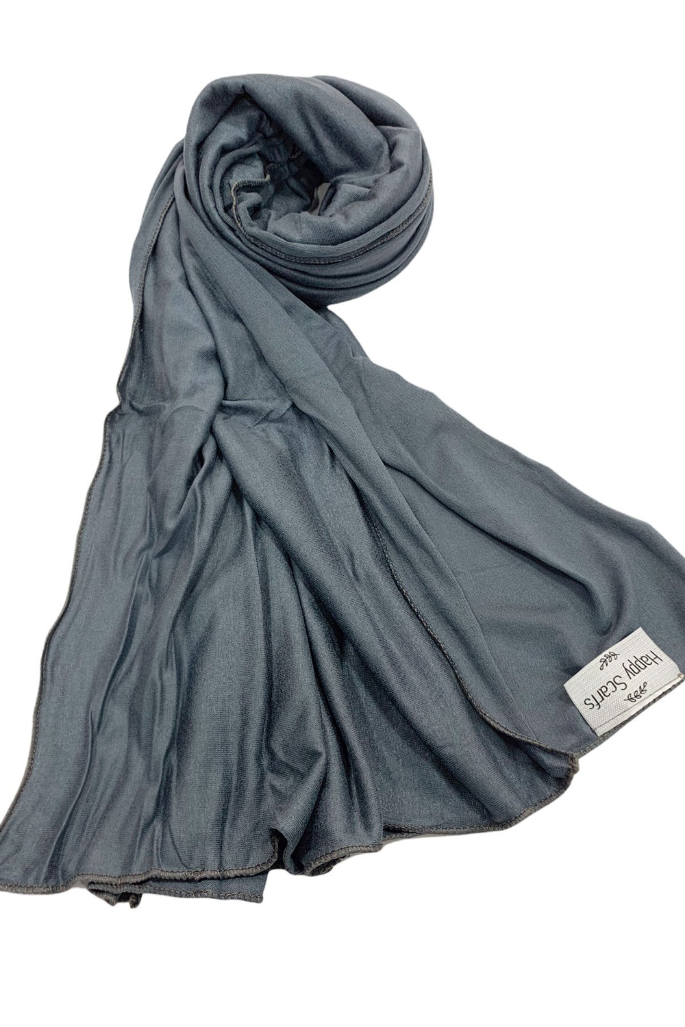Happy Scarfs Penye Şal - Kurşun Gri