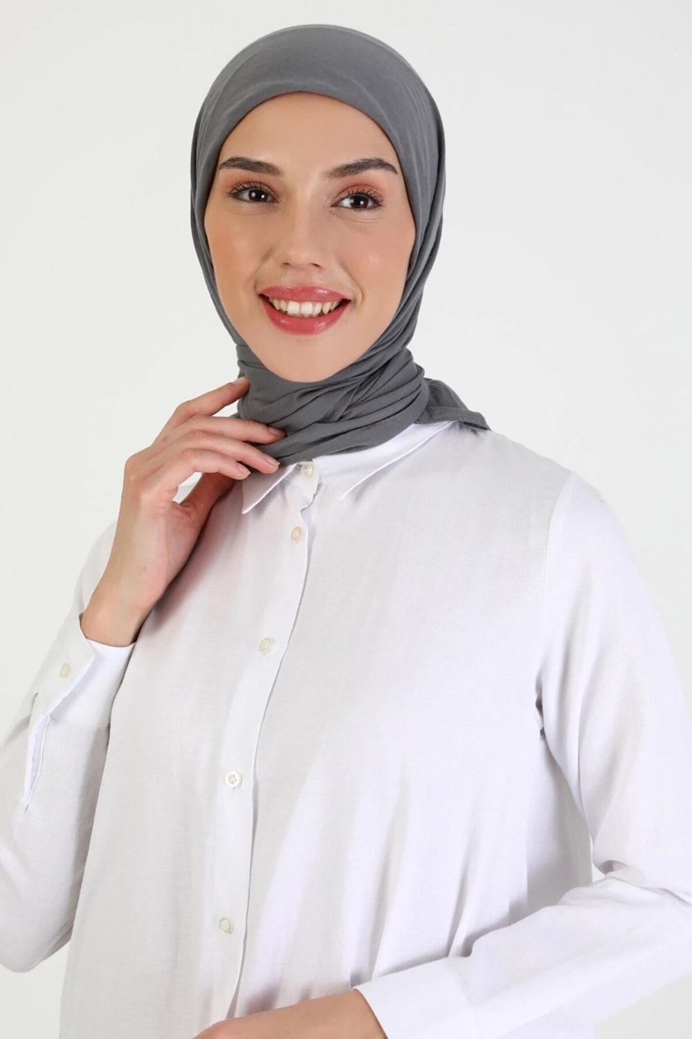 Harem Scarf Amor Eşarp - Füme