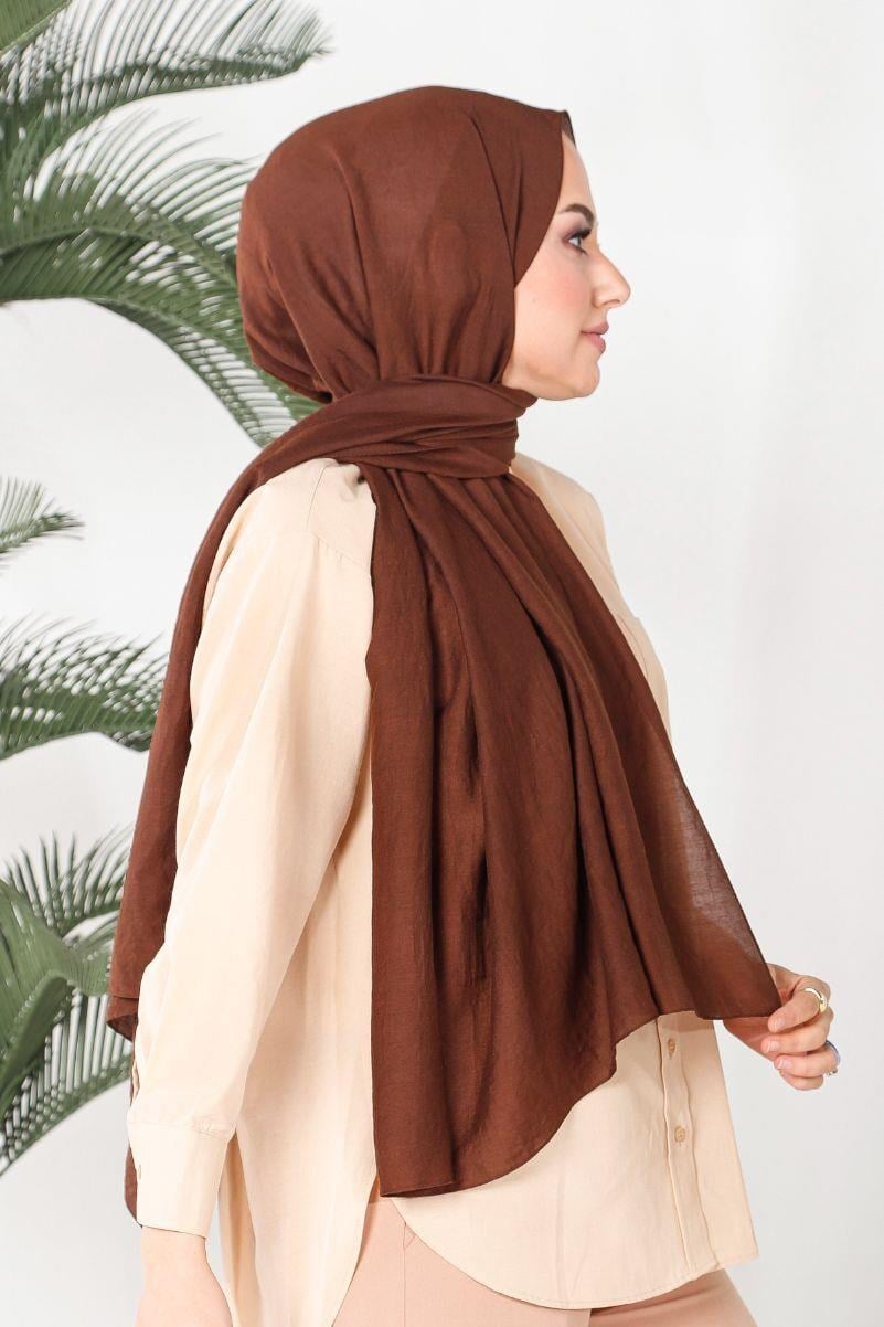 Harem Scarf Amor Şal - Acı Kahve