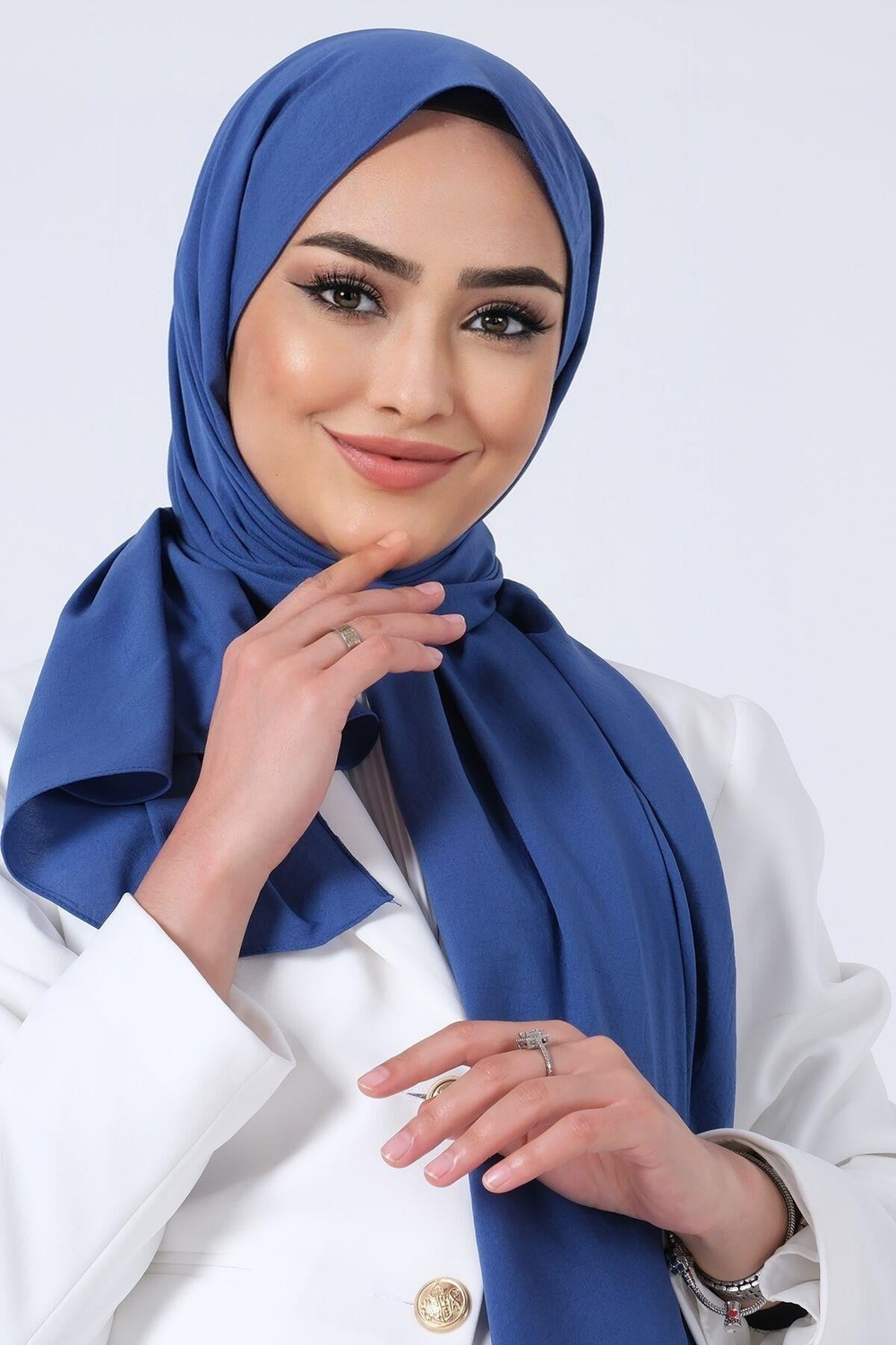 Harem Scarf Asya Şal - Koyu İndigo