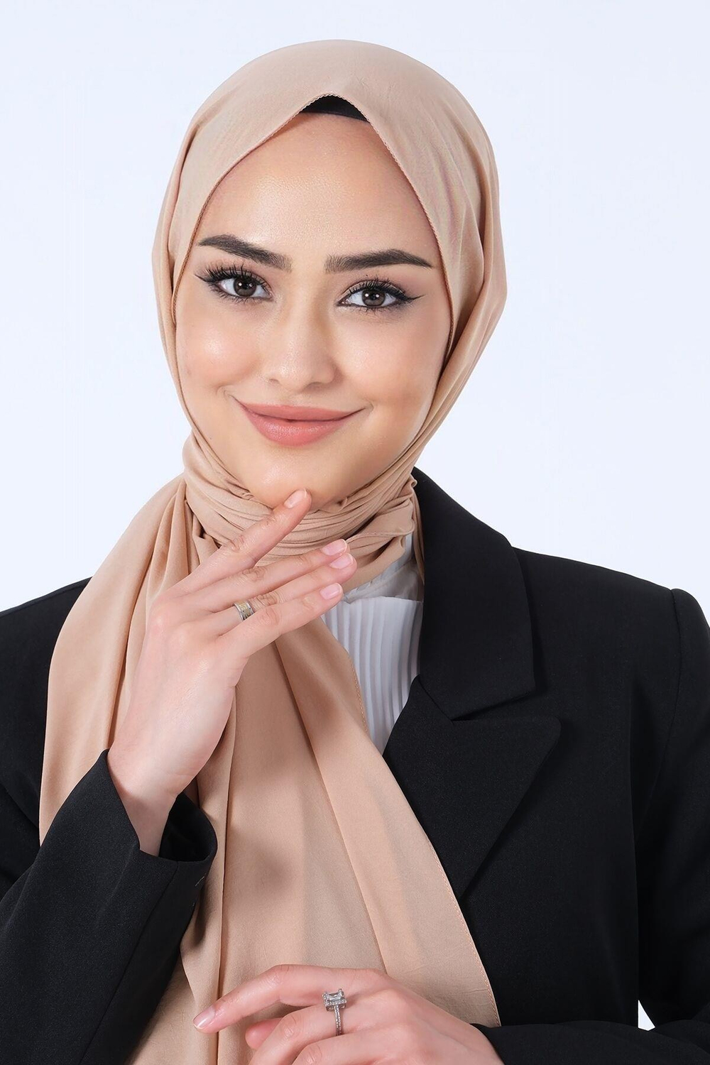 Harem Scarf Asya Şal - Sütlü Kahve