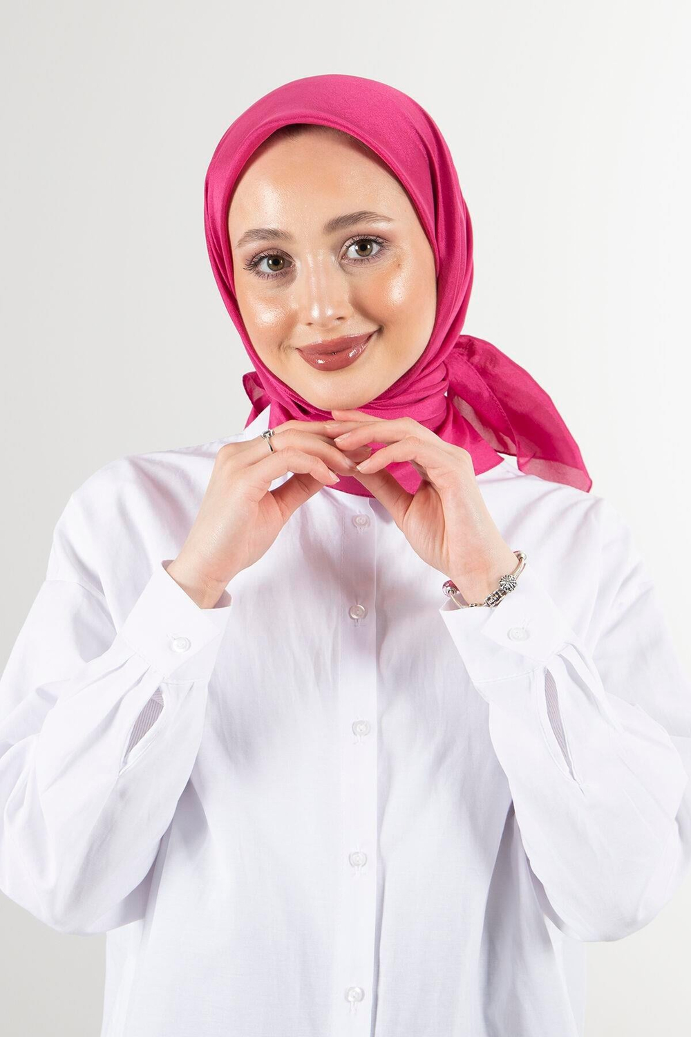 Harem Scarf Brisa Vual Eşarp - Açık Fuşya