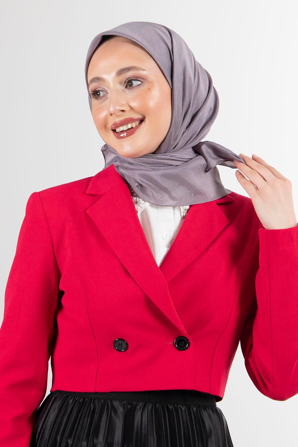 Harem Scarf Brisa Vual Eşarp - Füme