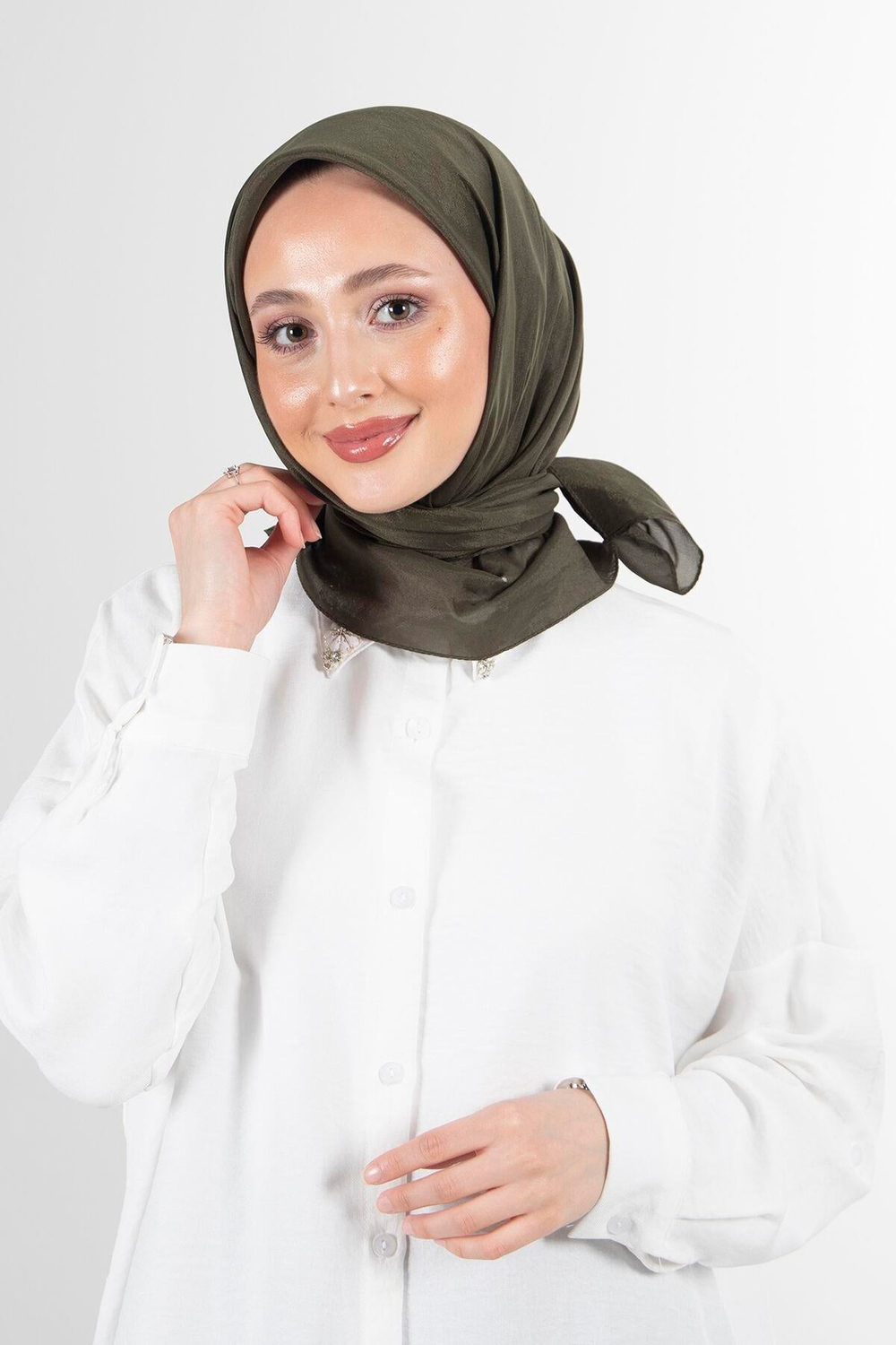 Harem Scarf Brisa Vual Eşarp - Haki