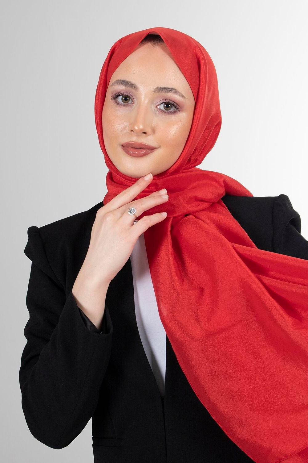 Harem Scarf Brisa Vual Şal - Kırmızı