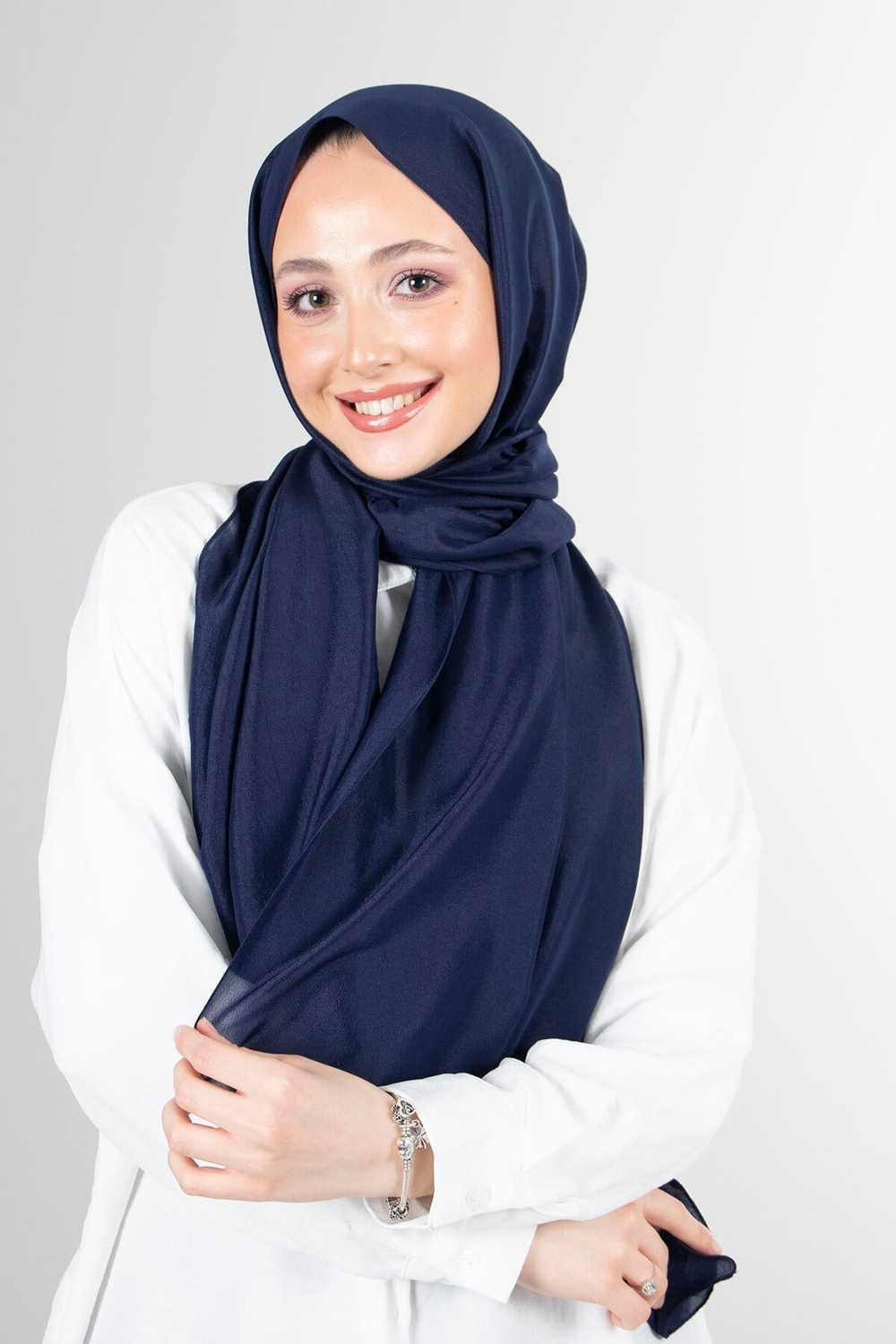 Harem Scarf Brisa Vual Şal - Lacivert
