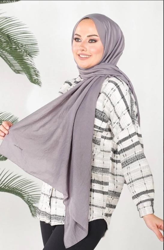 Harem Scarf İncila Şal - Füme