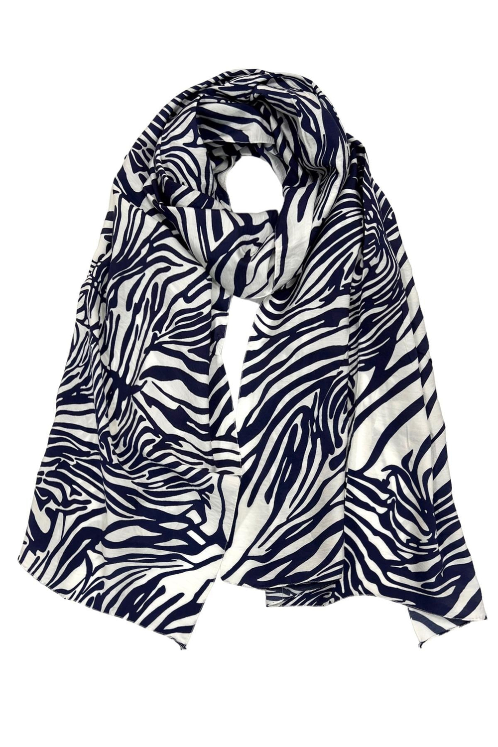 Harem Scarf Modal Şal - Zebra Model - Lacivert