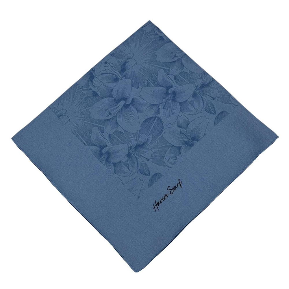 Harem Scarf Viskon Eşarp - Gold Derin - İndigo