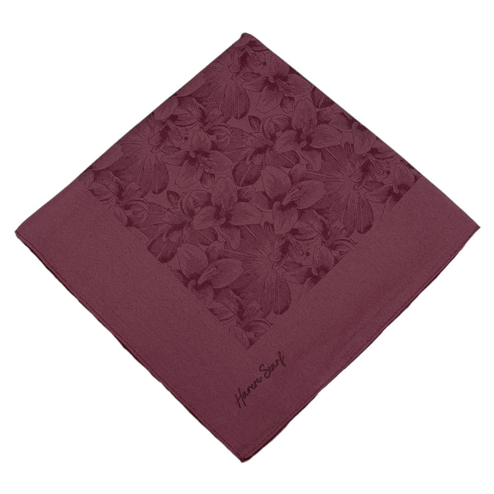 Harem Scarf Viskon Eşarp - Gold Derin - Vişne