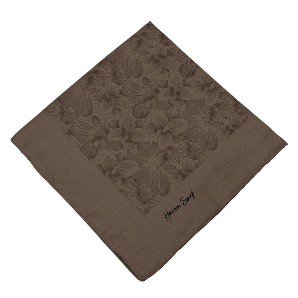 Harem Scarf Viskon Eşarp - Gold Derin - Vizon