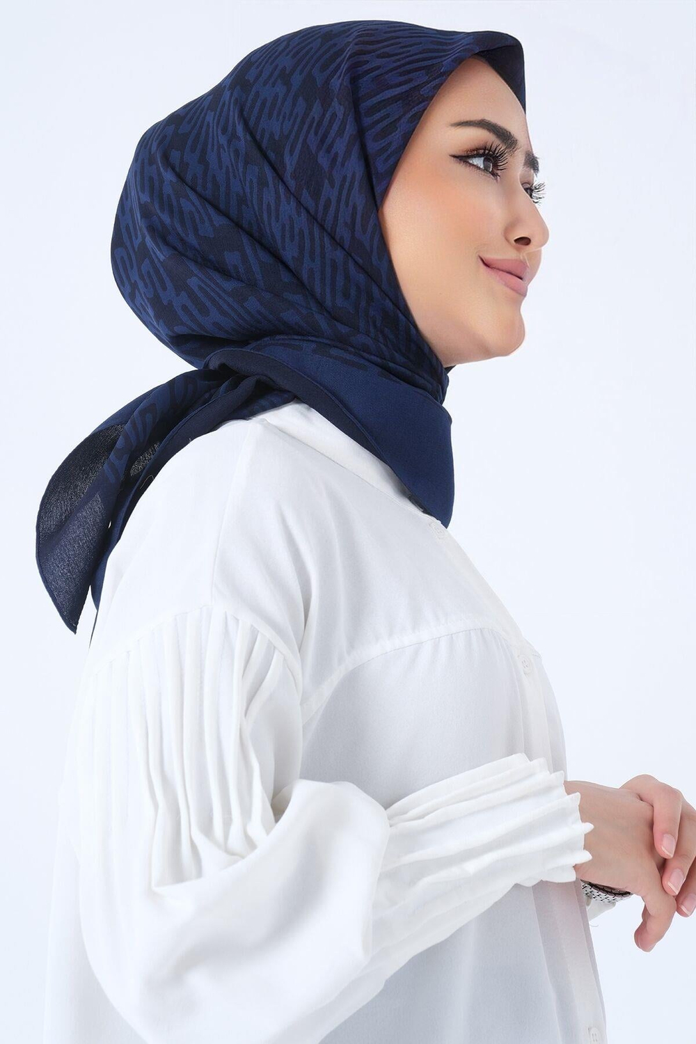Harem Scarf Viskon Eşarp - İdil - Lacivert