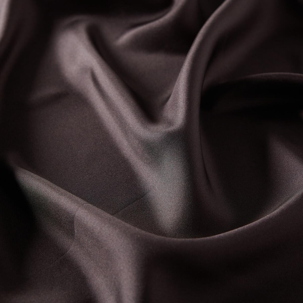 İpekevi Düz Twill İpek Eşarp - Kestane