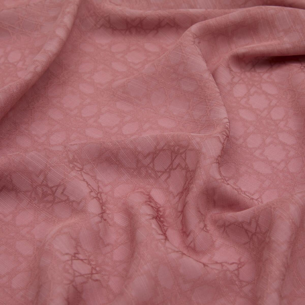 İpekevi Monogram Eşarp - Gül Pembe