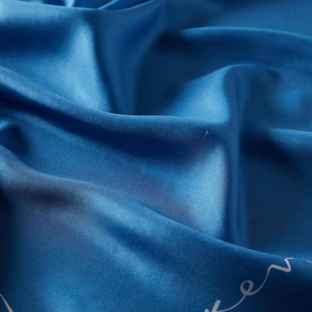 İpekevi Twill İpek Eşarp - Signature - İndigo