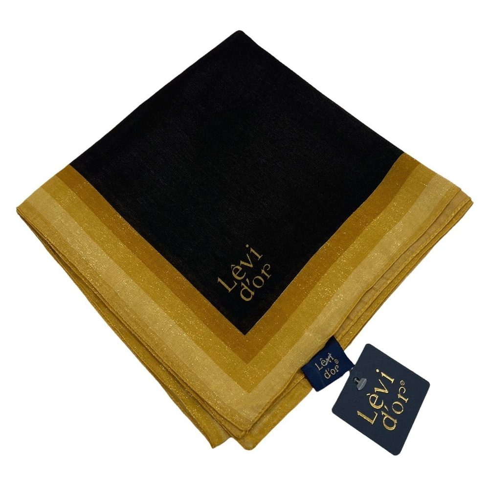 Levidor Kehribar Eşarp - Siyah Gold