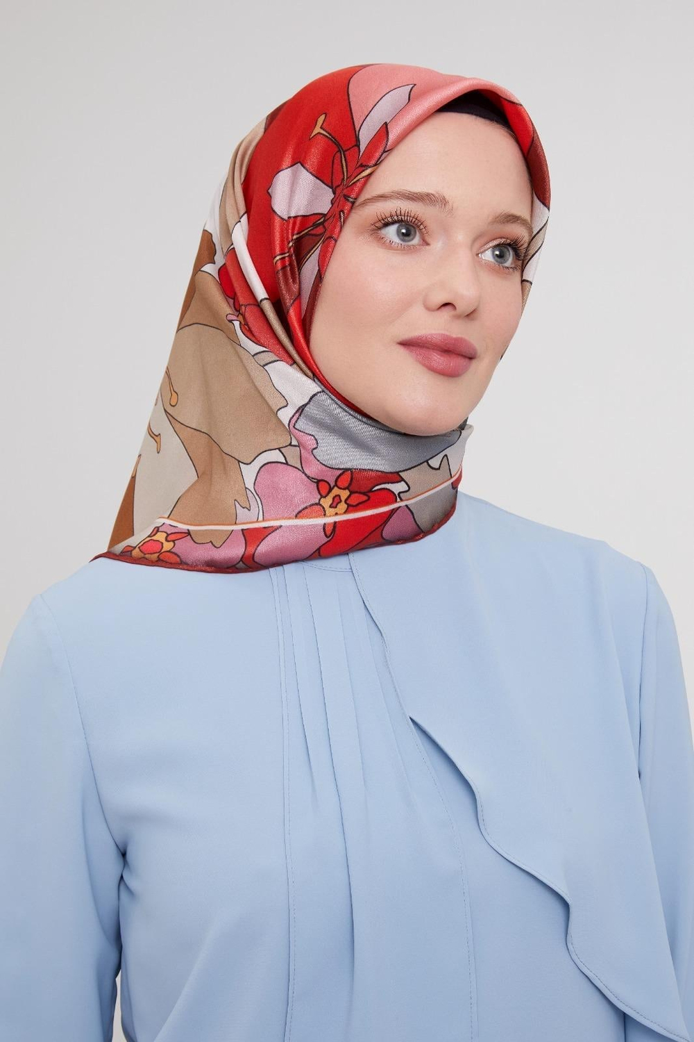 Levidor Kristal Eşarp - 23010 - Kırmızı