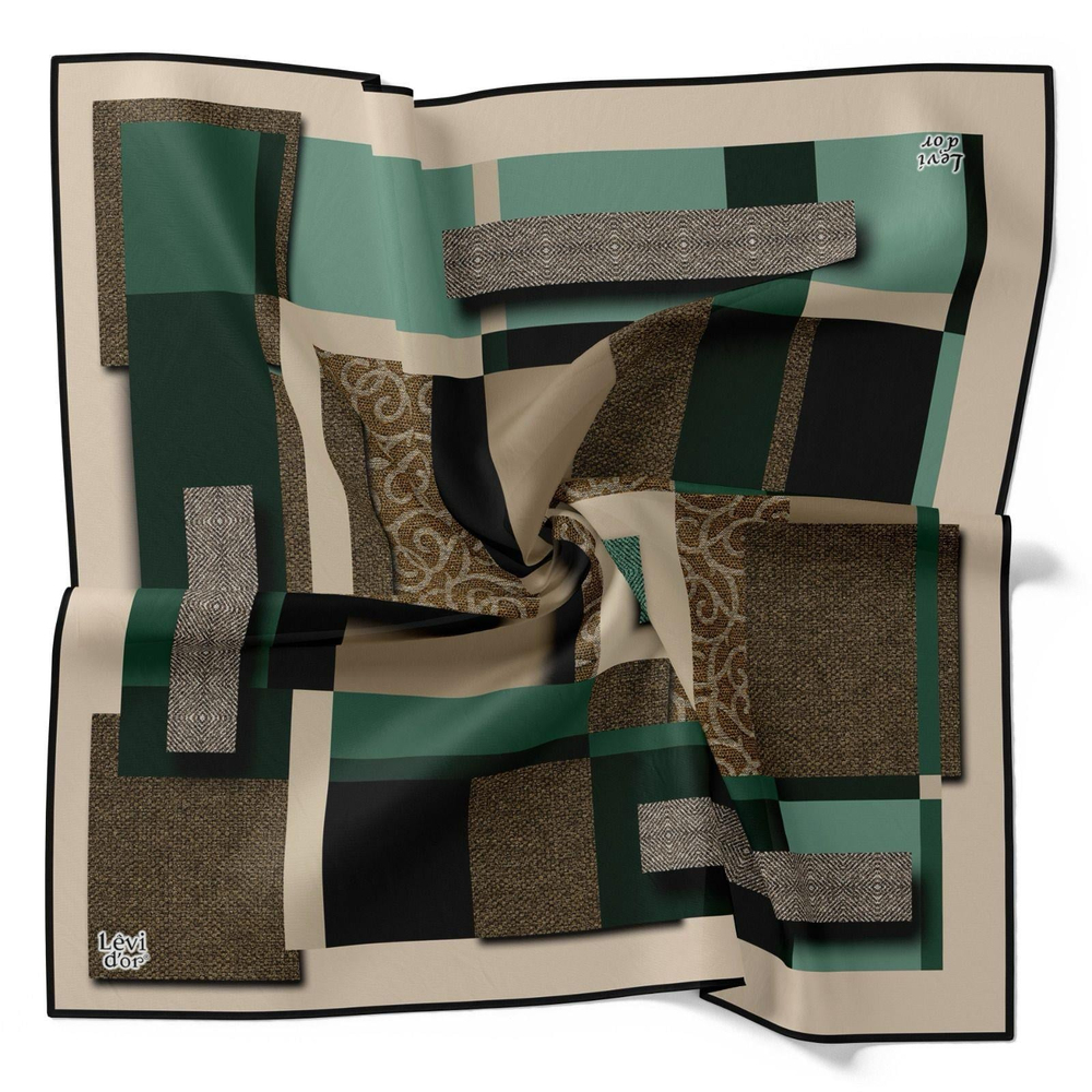 Levidor Soft Pamuk Eşarp - 90038-01 Zümrüt