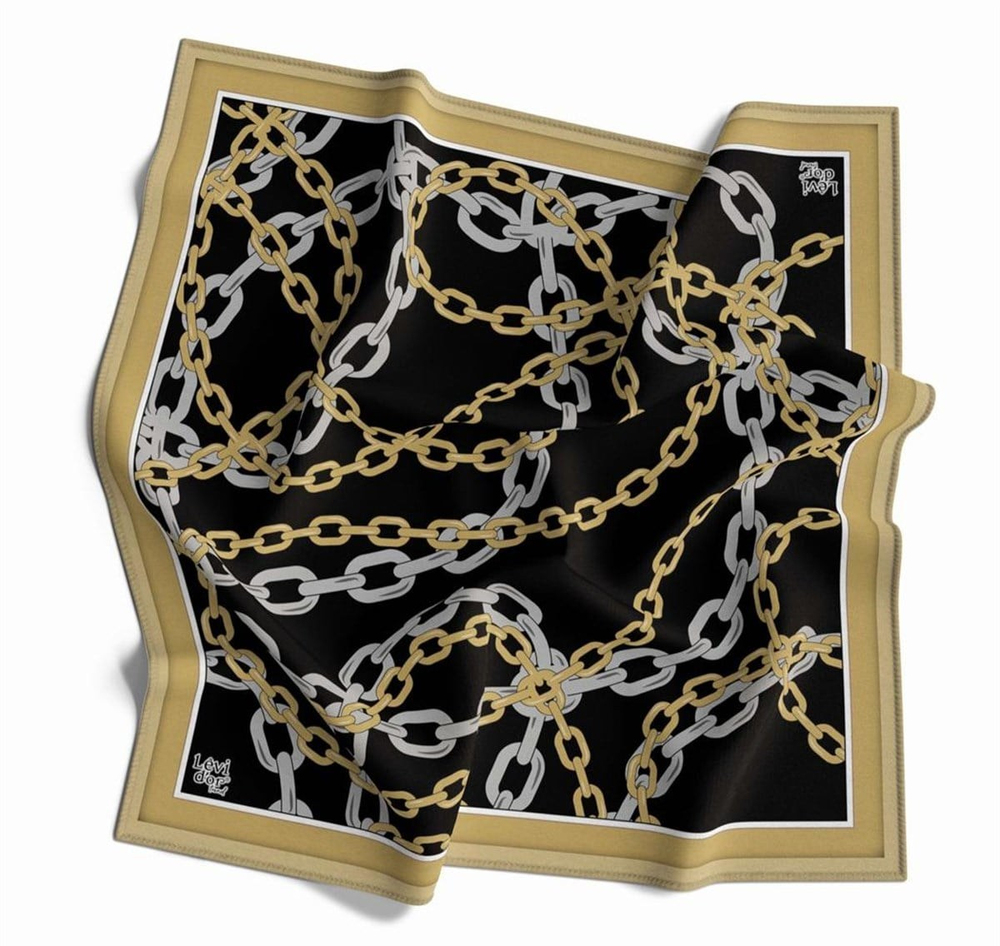 Levidor Trend Eşarp - 14003 - Siyah Gold