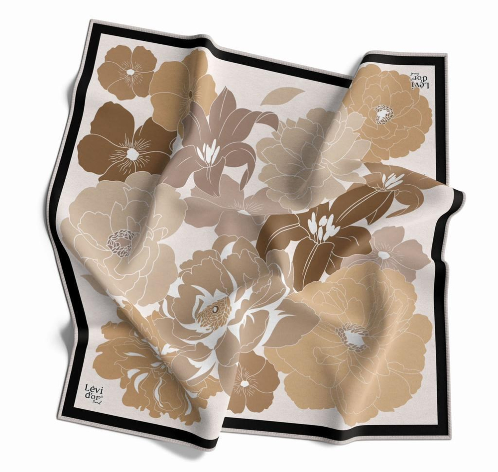 Levidor Trend Eşarp - 15774 - Siyah Gold