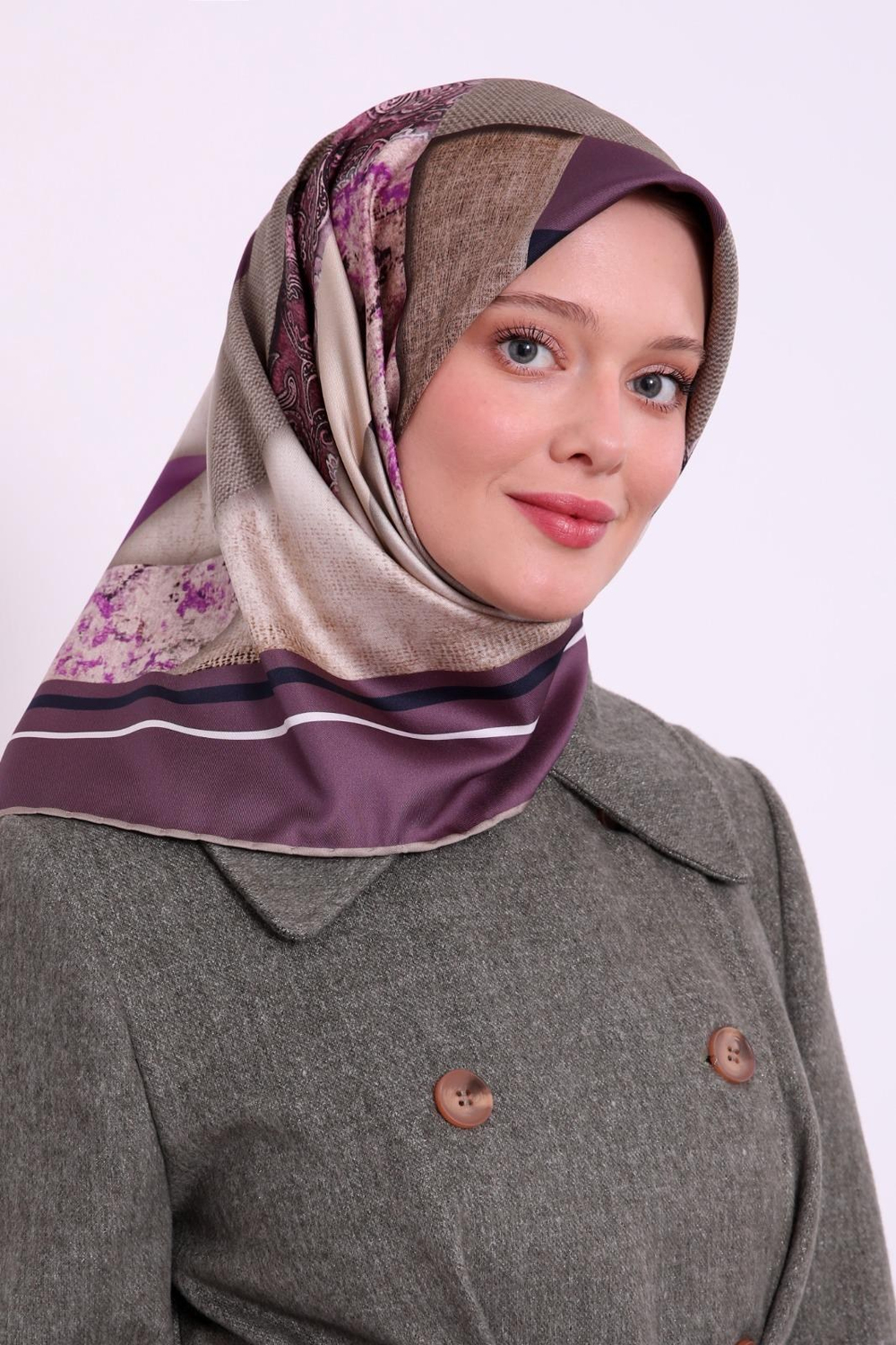 Levidor Trend Eşarp - 18978-04 Mor