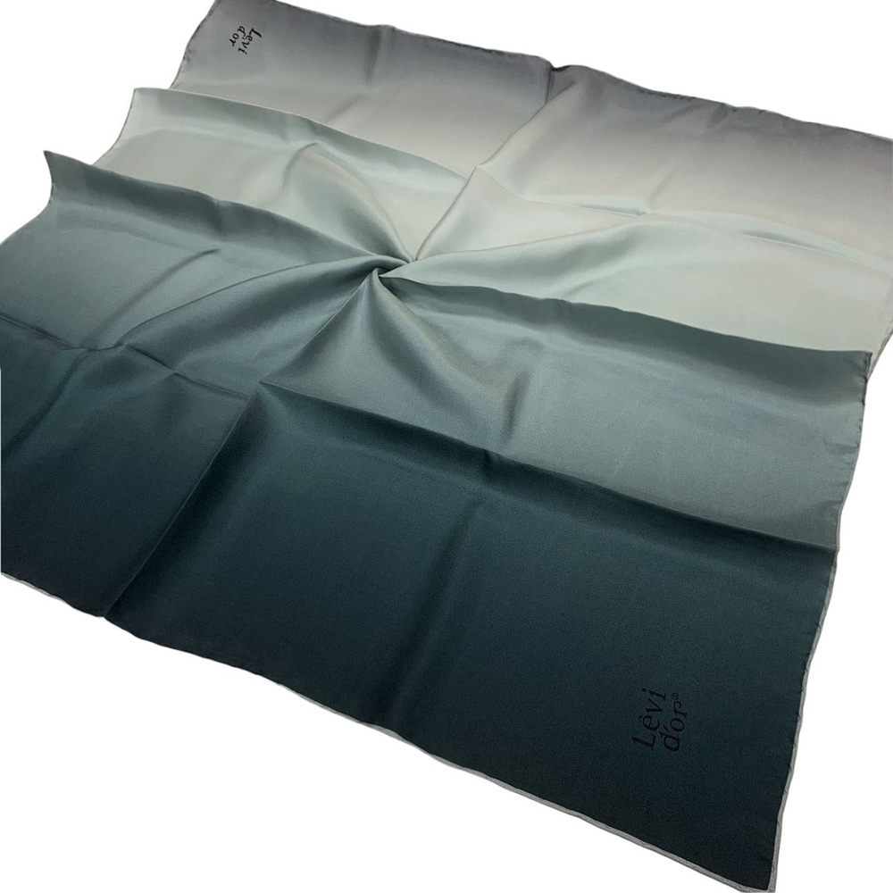 Levidor Twill İpek Eşarp - Degrade - Çağla