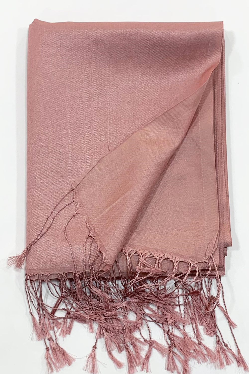 Mısırlı İpek Görünümlü Şal - Pudra