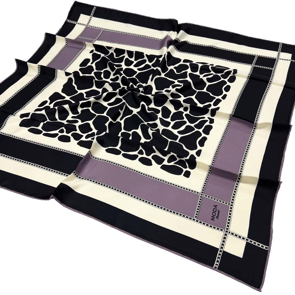 Moda Trend Twill Eşarp - 2135 - Erguvan
