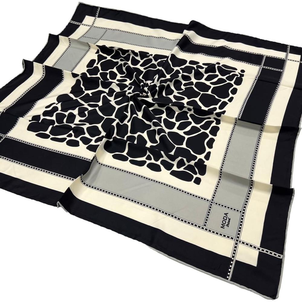 Moda Trend Twill Eşarp - 2135 - Gri