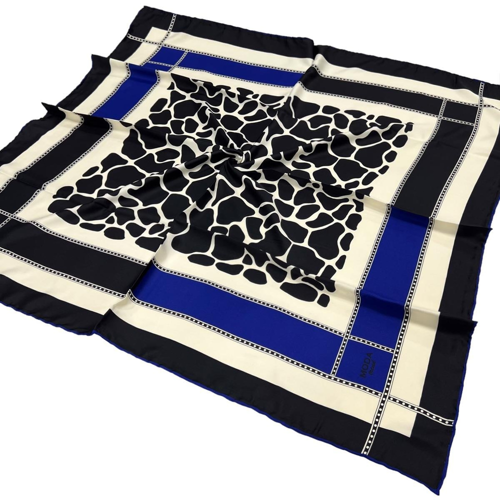 Moda Trend Twill Eşarp - 2135 - Saks