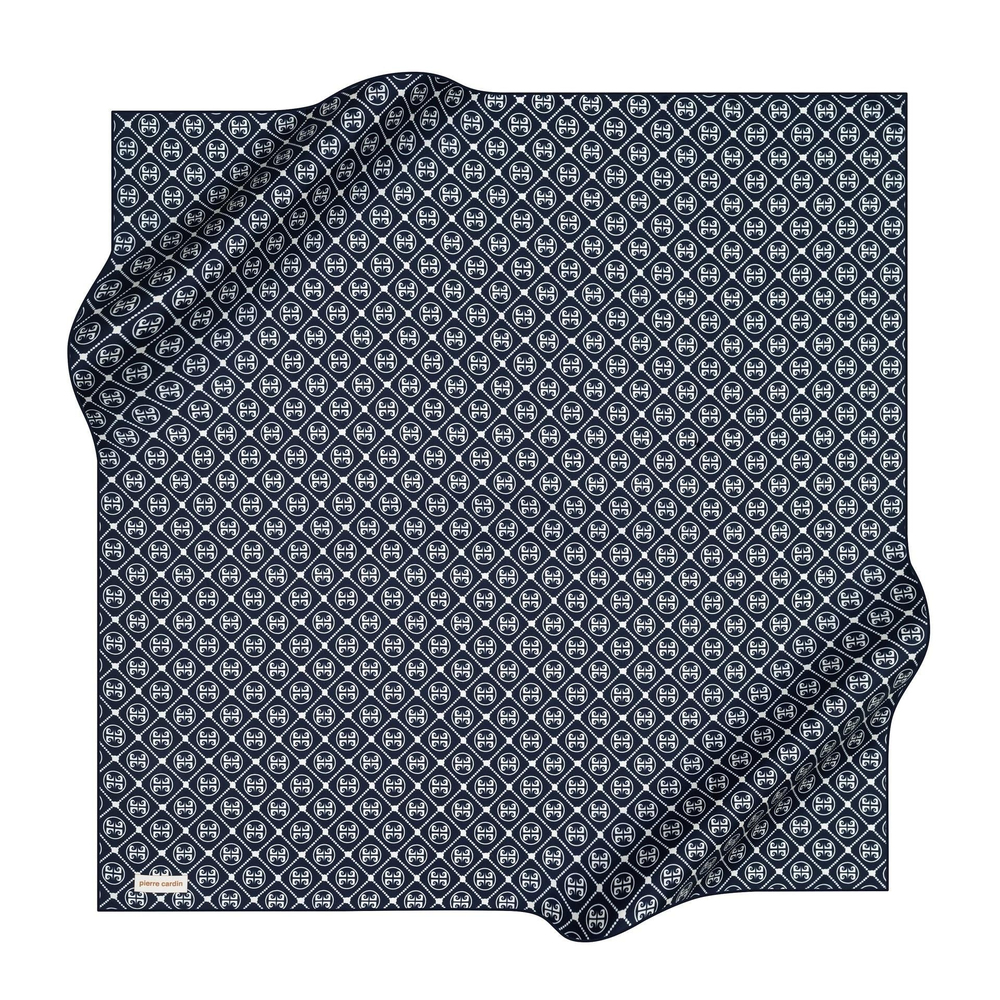 Pierre Cardin İpek Eşarp - 8631230-321 Lacivert Sura